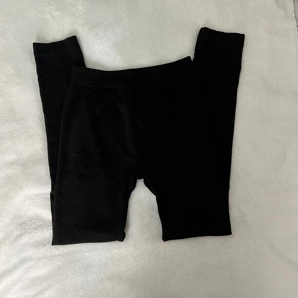 Connection 18 SIZE 1X Cozy Warm Comfort Seamless Fleece Lined Mid Rise Leggings - Picture 10 of 10